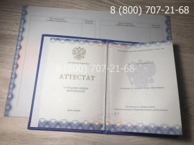 Аттестат 11 класс 2014-2019 года 1